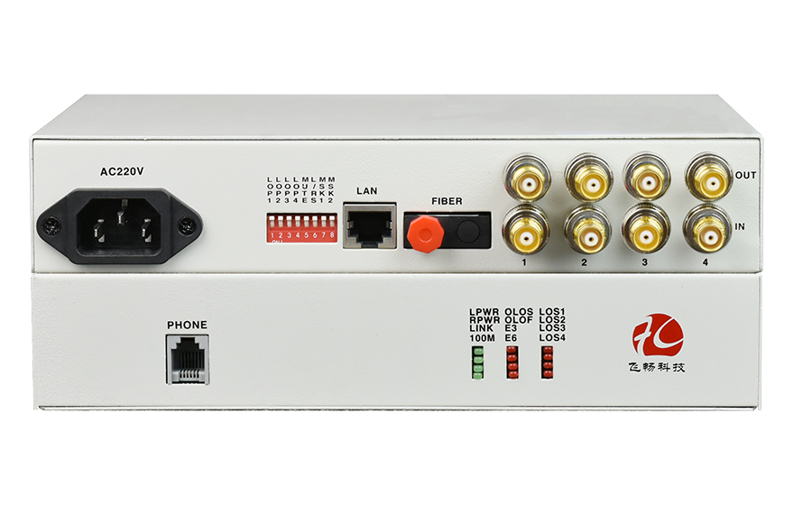 四海全讯5123-4E1 PDH光端机(桌面式L9接口)