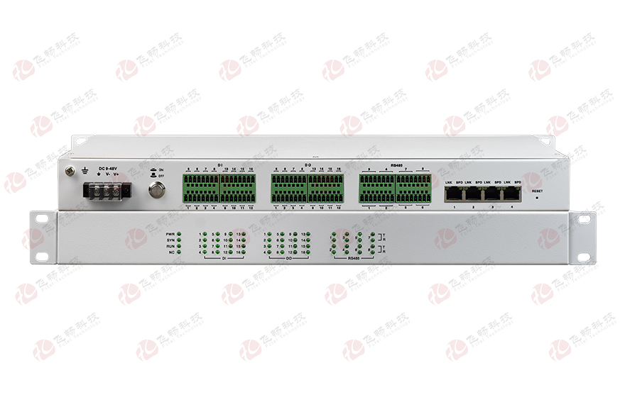 四海全讯5123-16路DI+16路DO+8路串口联网服务器